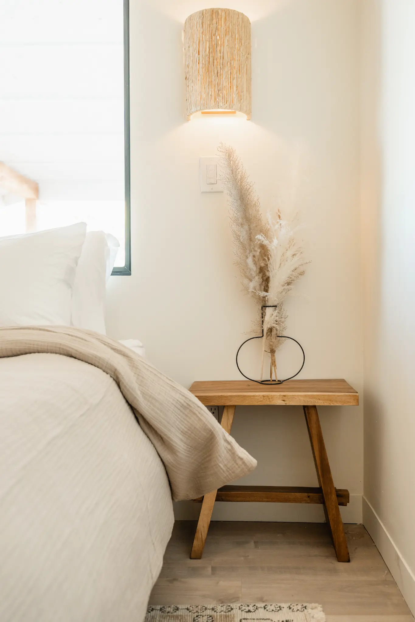 Bedroom Two — nightstand vignette