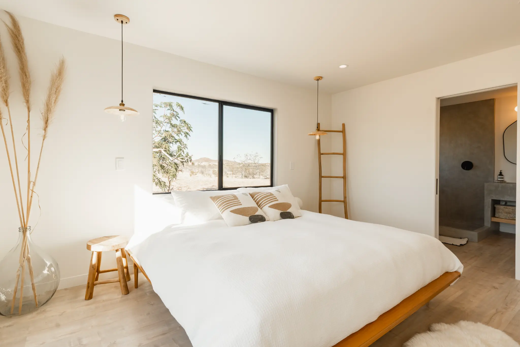 Bedroom Three — window and desert view